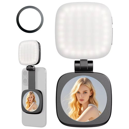 Magnetic Selfie Light for iPhone - Perfect for Zoom Makeup, Photography, and Video Conferencing