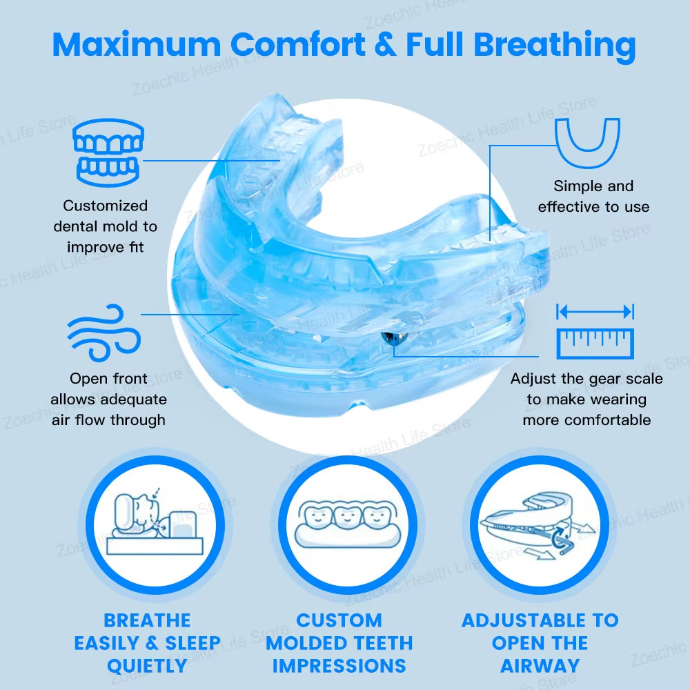 Revolutionary Adjustable Anti-Snoring Mouth Guard - Enhance Your Sleep Quality with Our Premium Bruxism Solution