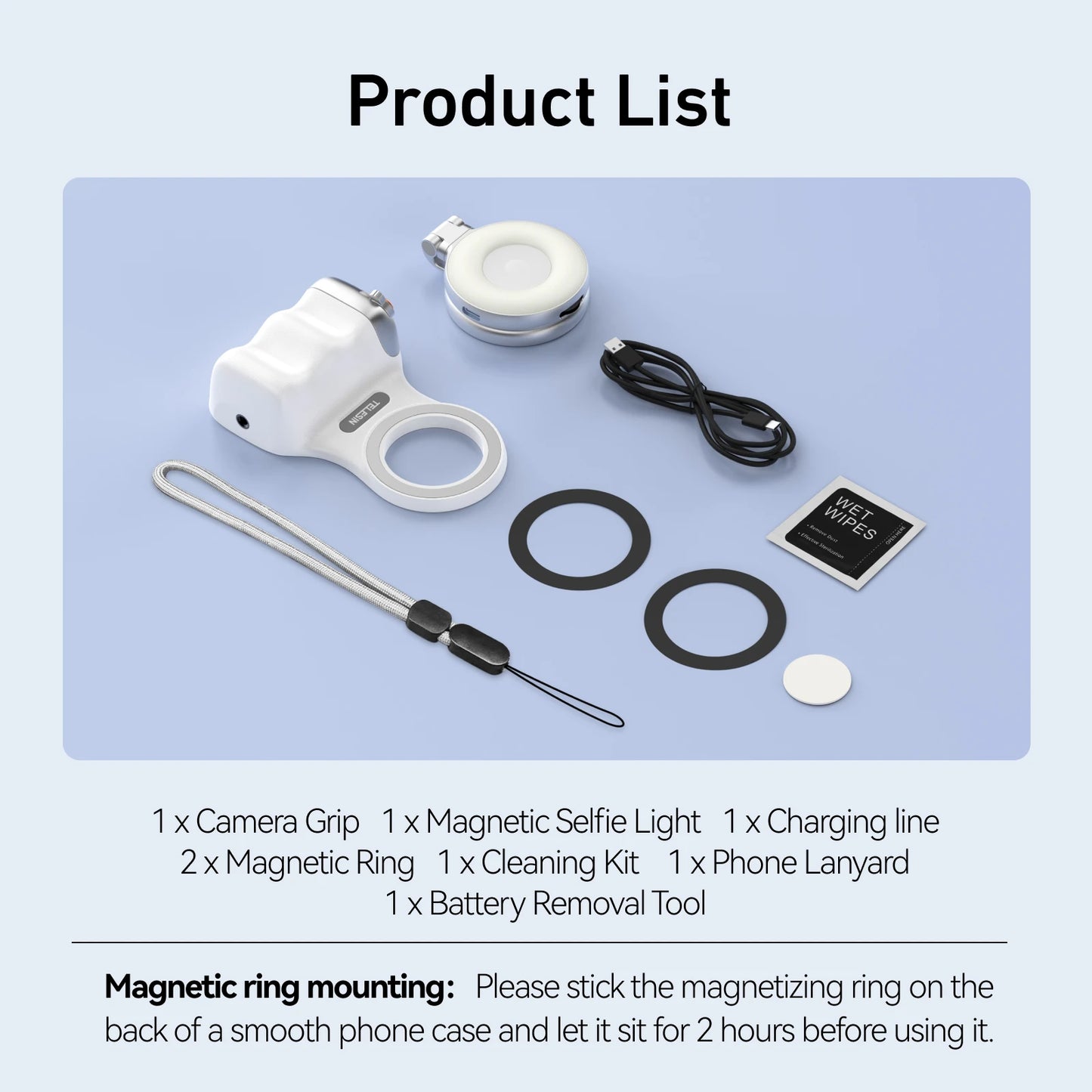 Transform Your Photography with the Magnetic Smart Phone Holder - Ideal for iPhone & Android!