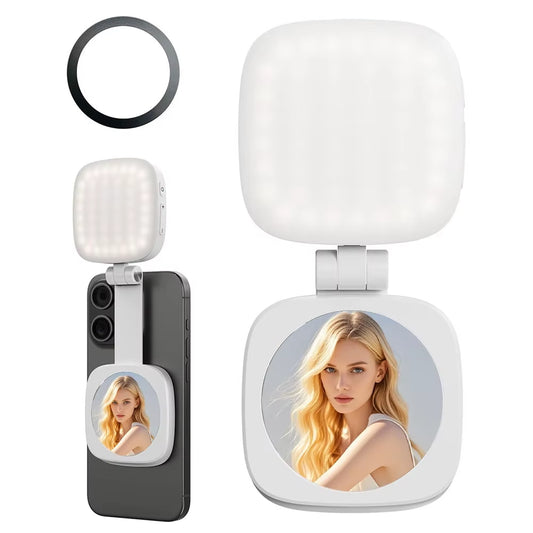 Magnetic Selfie Light for iPhone - Perfect for Zoom Makeup, Photography, and Video Conferencing